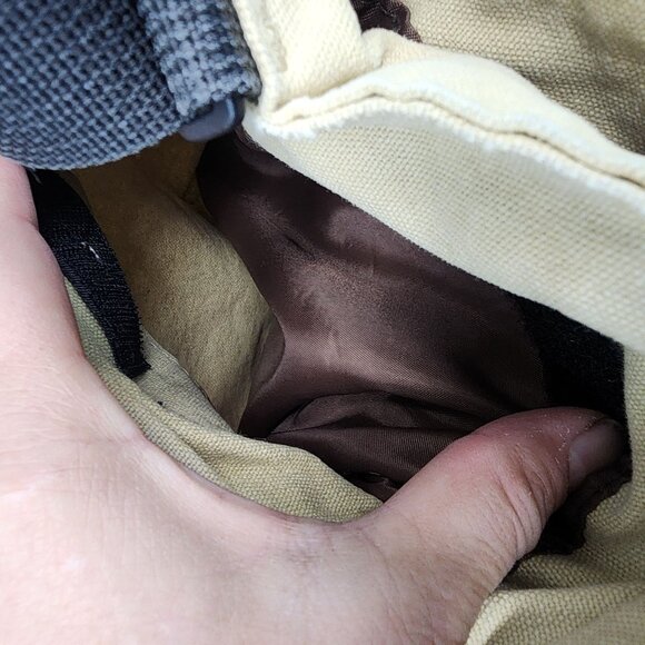 Kavu Bag Womens 11x8 Tan Cotton Mini Crossbody *Read* - Picture 7 of 14